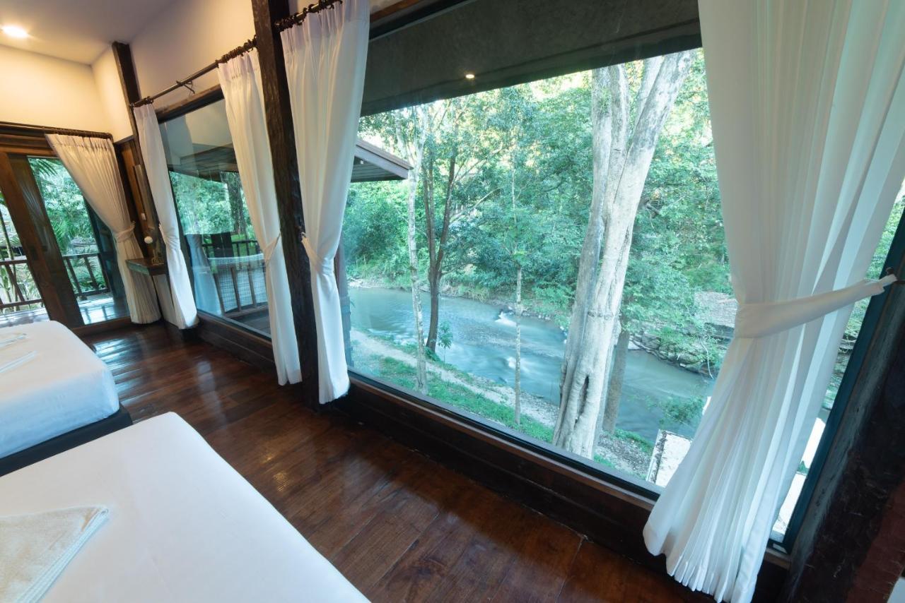 ตะวัน ริเวอร์ไซด์ Hotel แม่วาง ภายนอก รูปภาพ